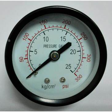 轴向气体液体压力表 y-50-z y50-z y-502 0~25kg/cm2 350psi 50mm