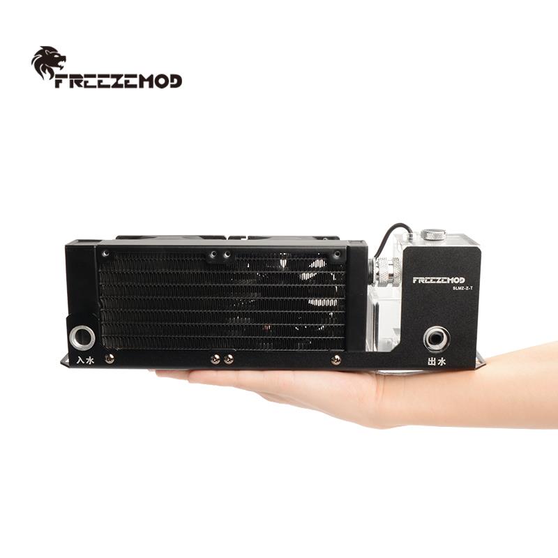 FREEZEMOD迷你轻型3D打印手机平板水冷散热模组SLMZ-Z-T双风扇