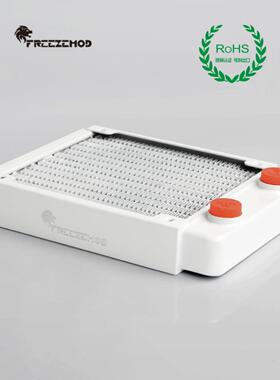 FREEZEMOD电脑水冷TSRP-WP120铜散热排烤漆白色ROHS认证紫铜翅片