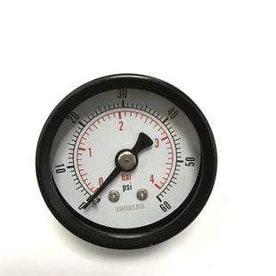 直径41mm 轴向压力表 螺纹ZG1 42mm 4bar 60pai