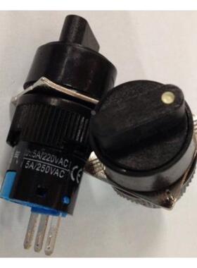 永前牌16mm旋钮开关，二档开关，二位开关LA128AY-11X2