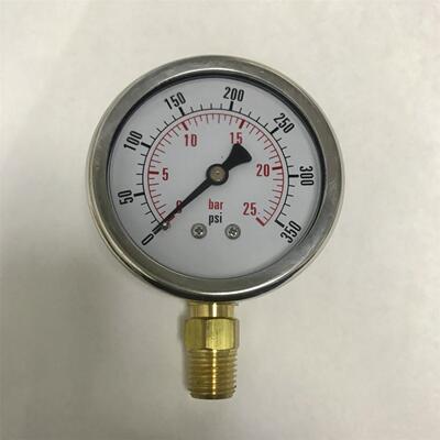 耐震压力表 YN-68 25bar 350psi 直径62-68mm 螺纹npt1/4 2.5mpa