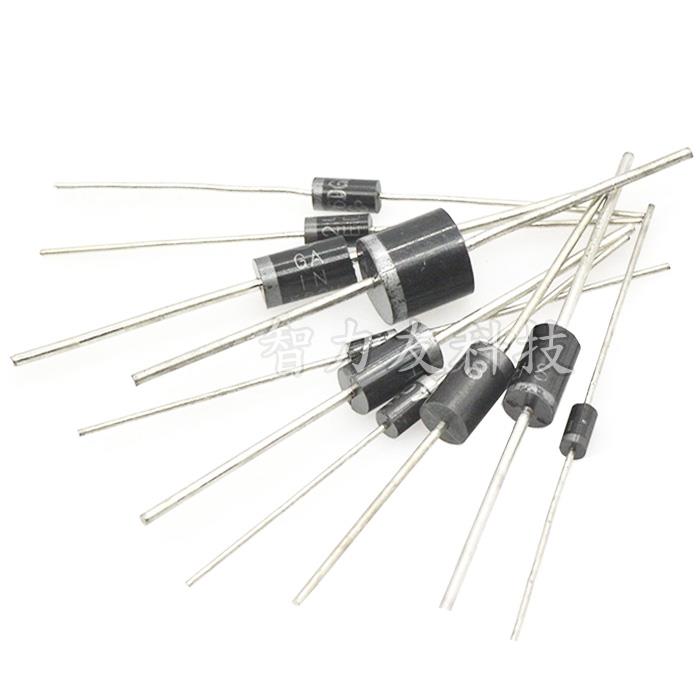 直插 SB/SR2100 SR2200/3100/5100/5150/5200 DO-27 肖特基二极管