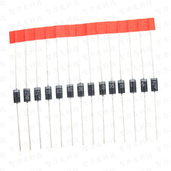 3EZ12D5 3EZ1205 3W 12V DO-15 DIP 直插稳压二极管 TVS管 全新