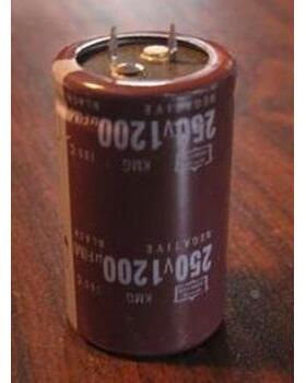 牛角电解电容250V120UF 硬脚电容 大电解电容 体积30*50 拆机翻新