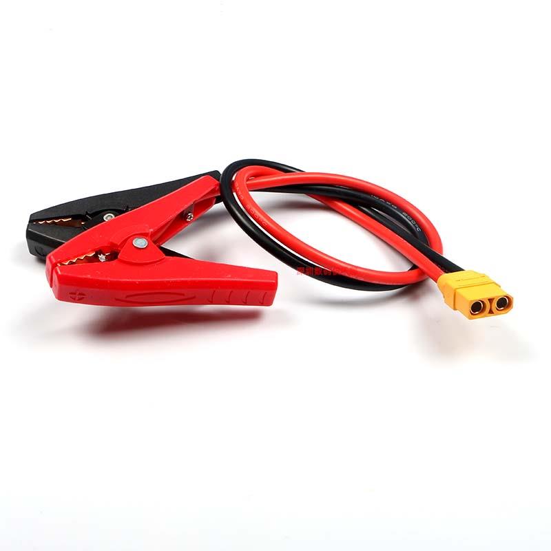 汽车点火鳄鱼夹带线 XT90母头接头电池汽车点火连接线 汽车启动器