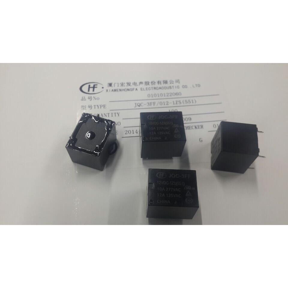 宏发继电器JQC-3FF-012-1ZS 5脚一组转换 JQC-3FF-12VDC-1ZS T73