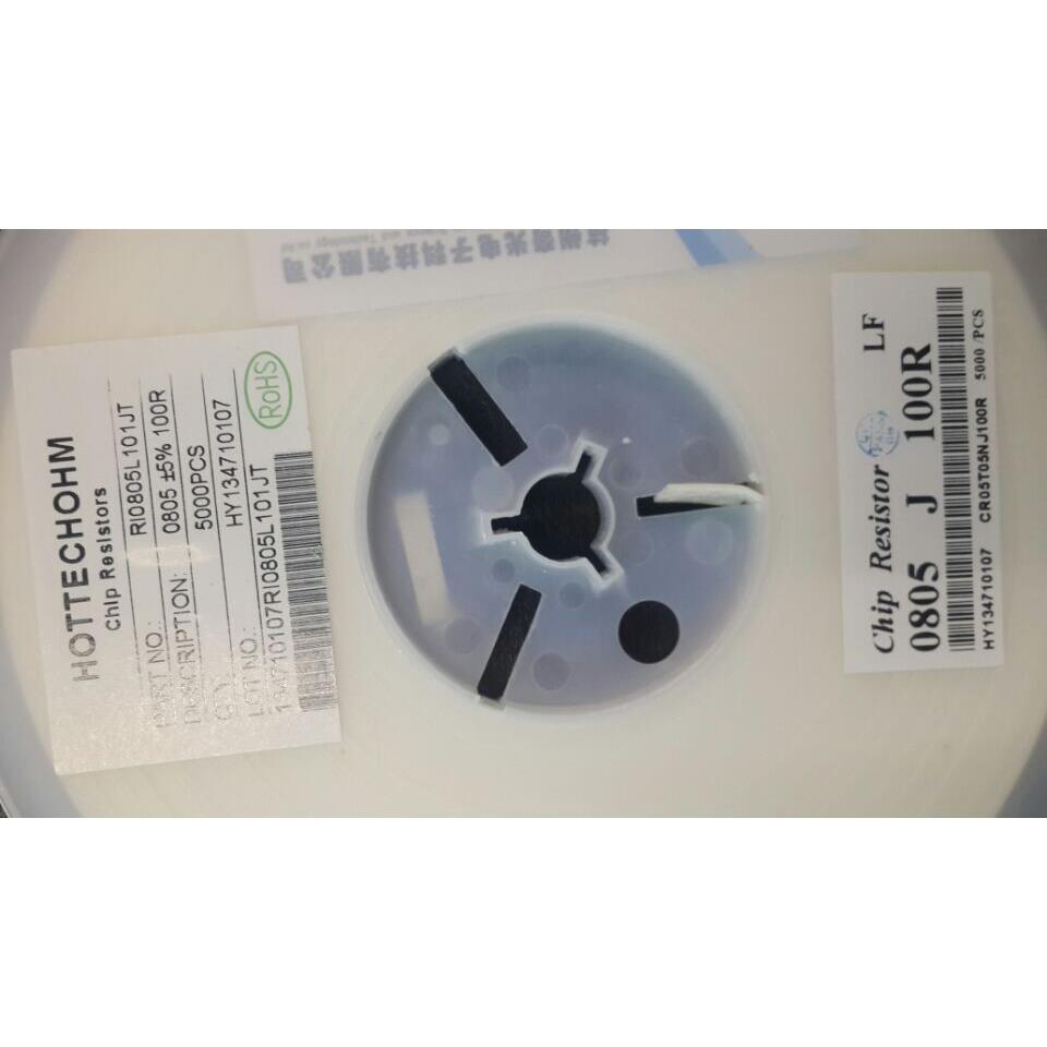 台湾丽智电阻0805 100R 5%贴片电阻 5K每盘电阻器 电阻全系列