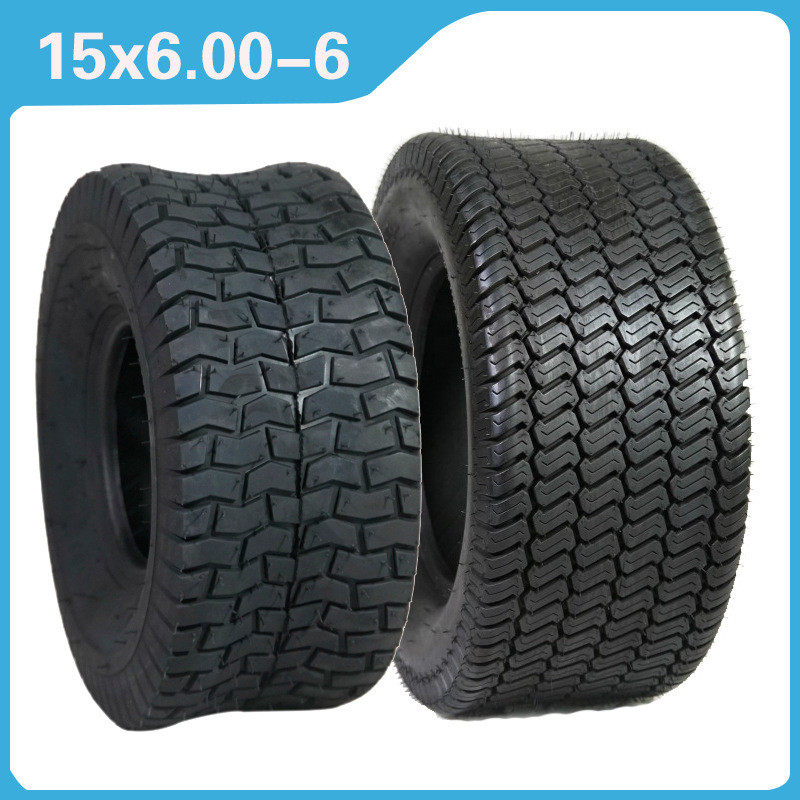 15x6.00-6草坪车轮胎高尔夫球车轮胎15x6-6真空运输车