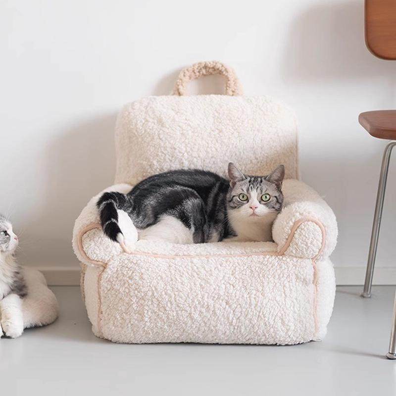 猫窝可拆洗狗窝 小型犬窝 猫沙发 奶油风毛绒睡垫保暖宠物四季,宠物/宠物食品及用品,猫窝/屋/帐篷/沙发,淘宝优惠券,粉丝福利购,淘宝优惠卷