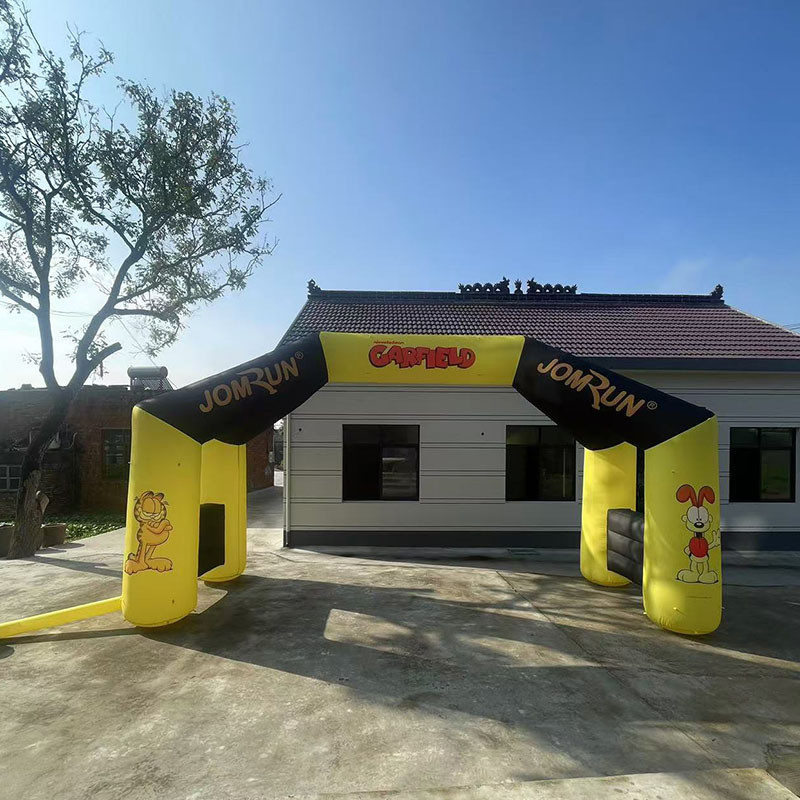 厂家直供外贸户外彩虹门赛事庆典活动充气拱门广告马拉松气模