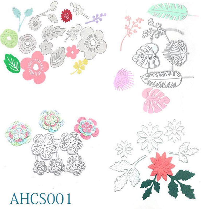 scrapbooking DIY切割刀模 碳钢 压花刀模模板春天花朵组合套装