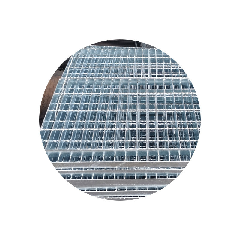 钢格板热镀锌电厂平台钢齿形压钢格栅防滑楼梯踏步板麻花钢格板