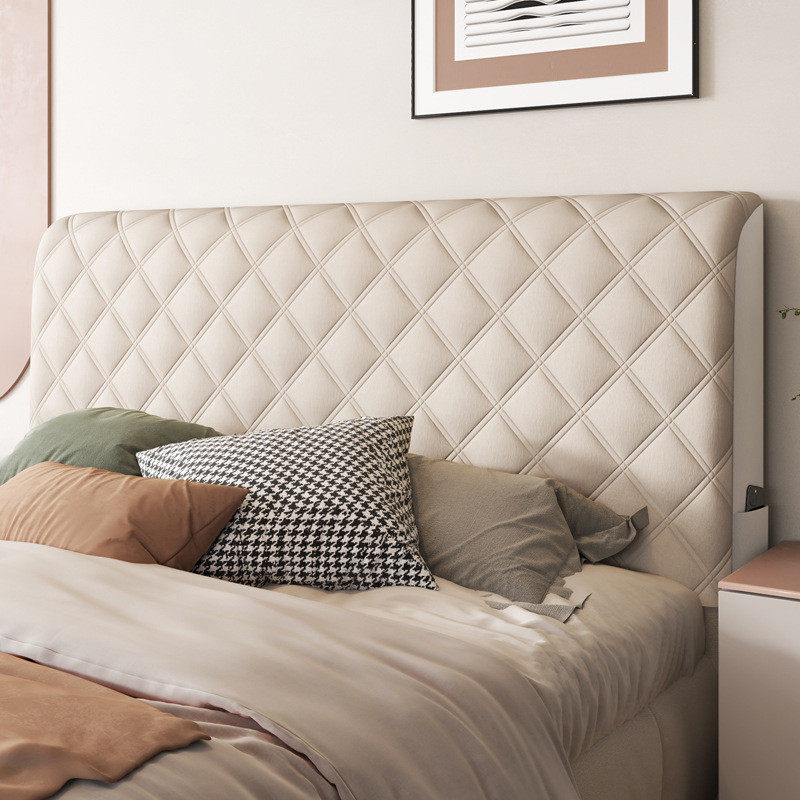 高级感床头布套罩遮丑神器加厚木床靠背软包全包万能通用2024窍糊,收纳整理,按摩椅防尘罩,淘宝优惠券,粉丝福利购,淘宝优惠卷