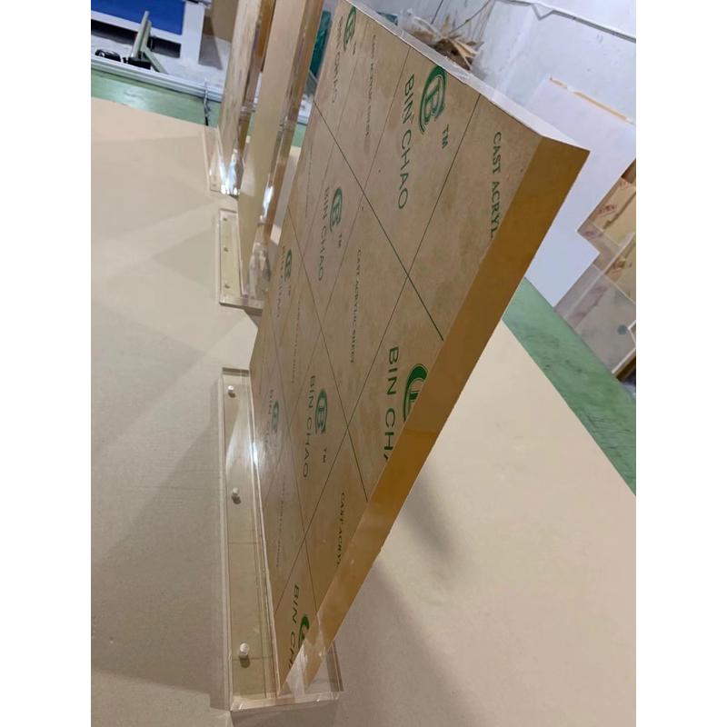 亚克力t形工质任意尺寸可加桌架量高价格低