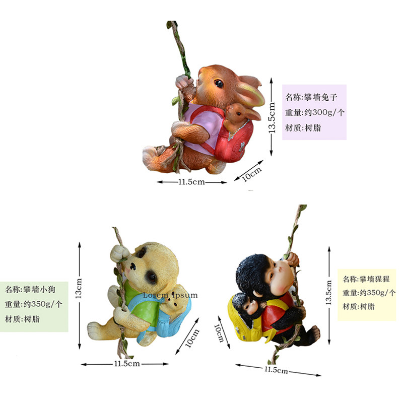庭院花园布置鸟屋窝装饰品幼儿园创意树脂壁挂件阳台家居户外摆件