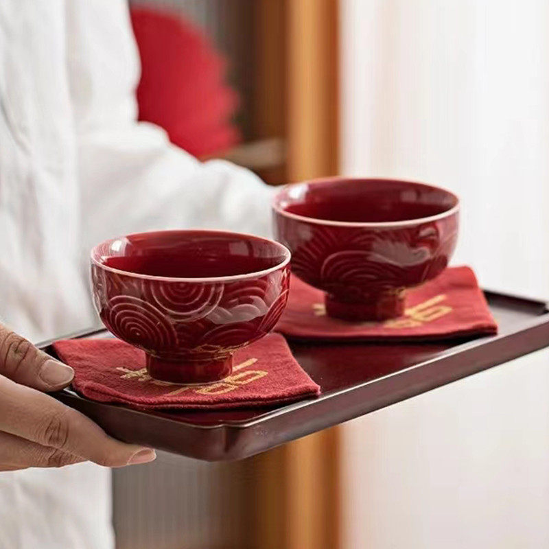 结婚敬茶杯套装婚礼红色改口敬酒杯一对喜碗喜杯茶具婚庆用品,节庆用品/礼品,喜碗/敬茶杯,淘宝优惠券,粉丝福利购,淘宝优惠卷