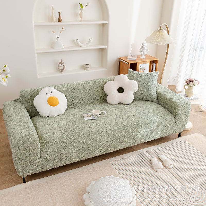 沙发套罩全包万能通用套2024款ins风防猫爪贵妃防尘多功能沙发罩