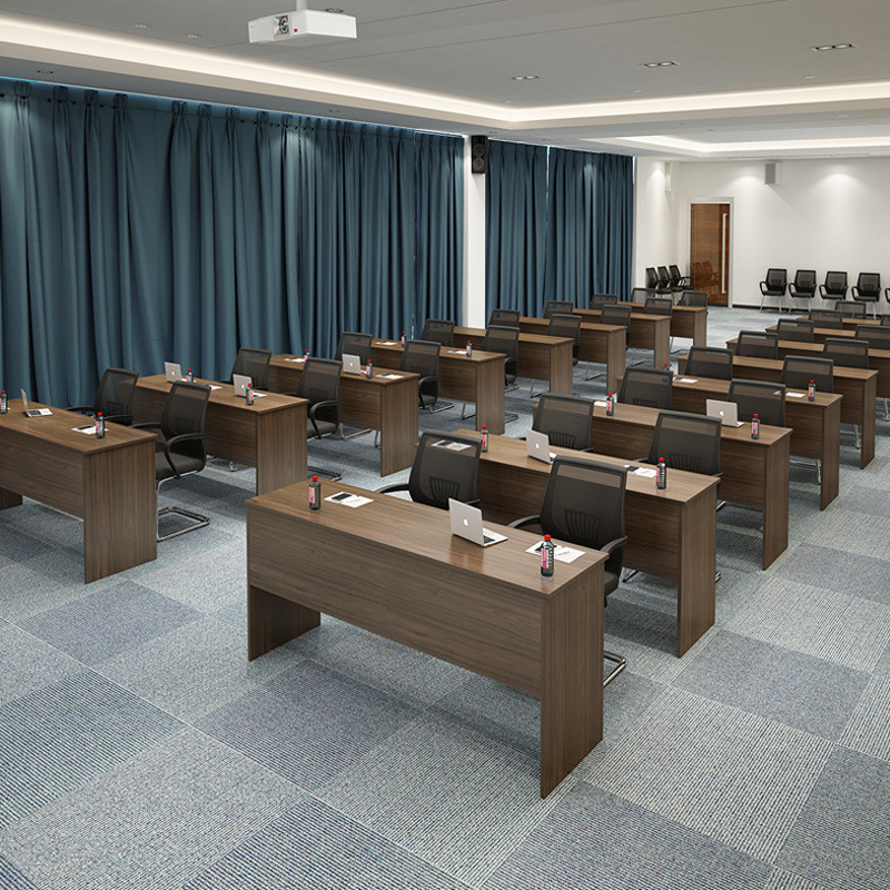 办公家具职员培训会议桌长桌校园学生课桌椅组合双人条形桌洽谈桌