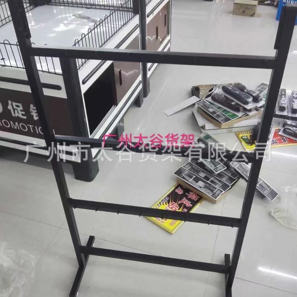 皮带钱夹盒装展架，皮具四层货架，腰带陈列架