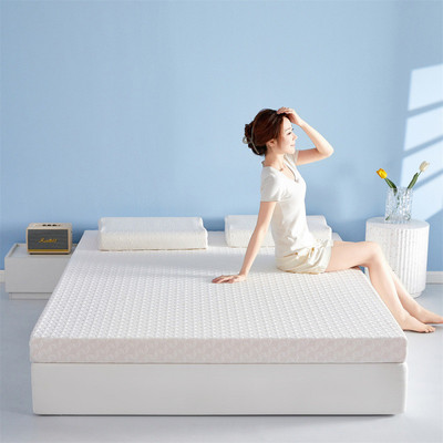 微凝胶慢回弹记忆棉波浪海绵床垫可拆活套带拉链榻榻米床垫子