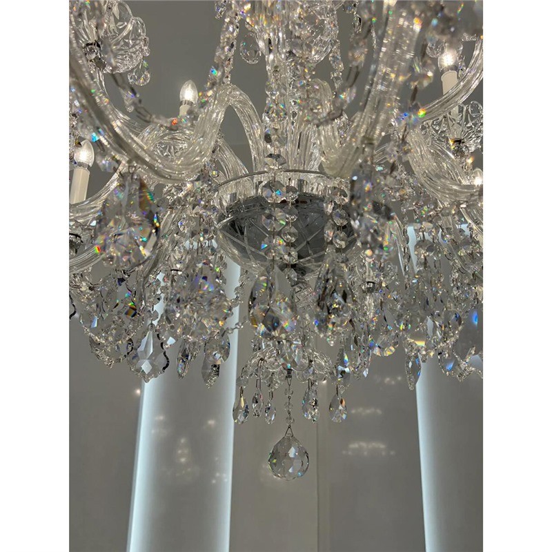 法式客厅吊灯创意个性艺术具卧室中古风灯水晶灯复古餐厅灯南洋风