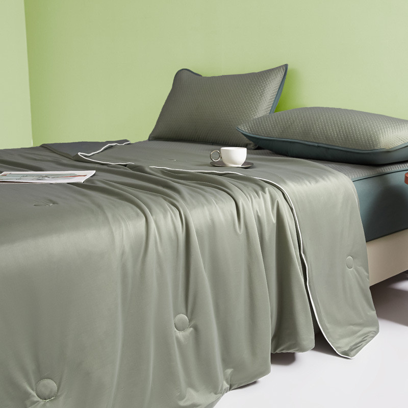 2025新款云母凉空调丝夏被四件套夏凉被感被子被芯