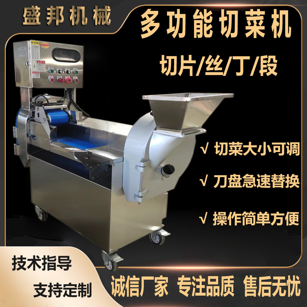 多功能台湾双头切菜机 中央厨房食堂学校切片切丝切片切段机