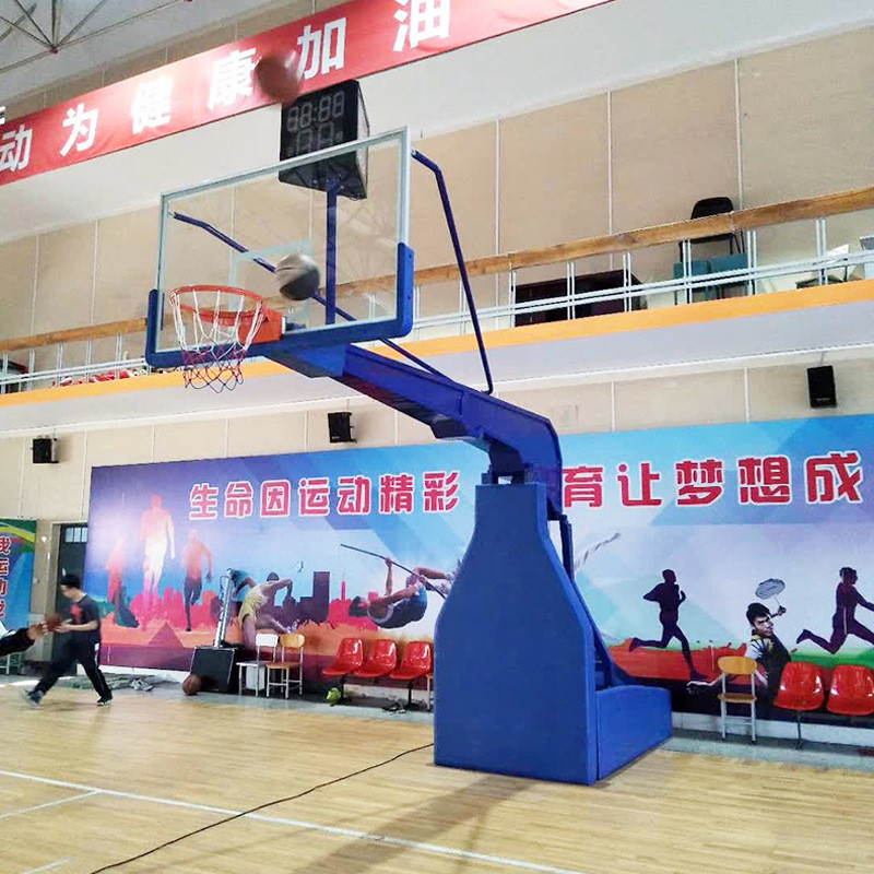 标准升降篮球架 室外室内篮球架体育场运动馆比赛篮球架