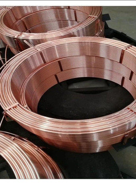 T2紫铜管20*20*1.5脱脂紫铜方管6mm*1mm软态铜管TP2紫铜盘管