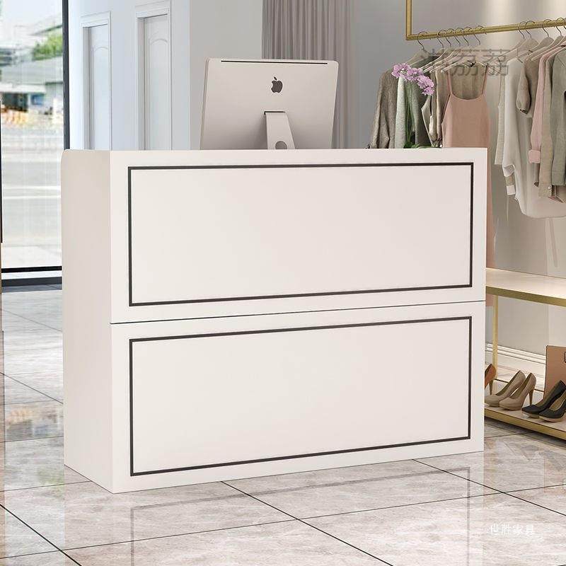 现代收银台小型柜台桌服装店便利店店铺吧台桌超市前台接待,商业/办公家具,大班台/主管桌,淘宝优惠券,粉丝福利购,淘宝优惠卷