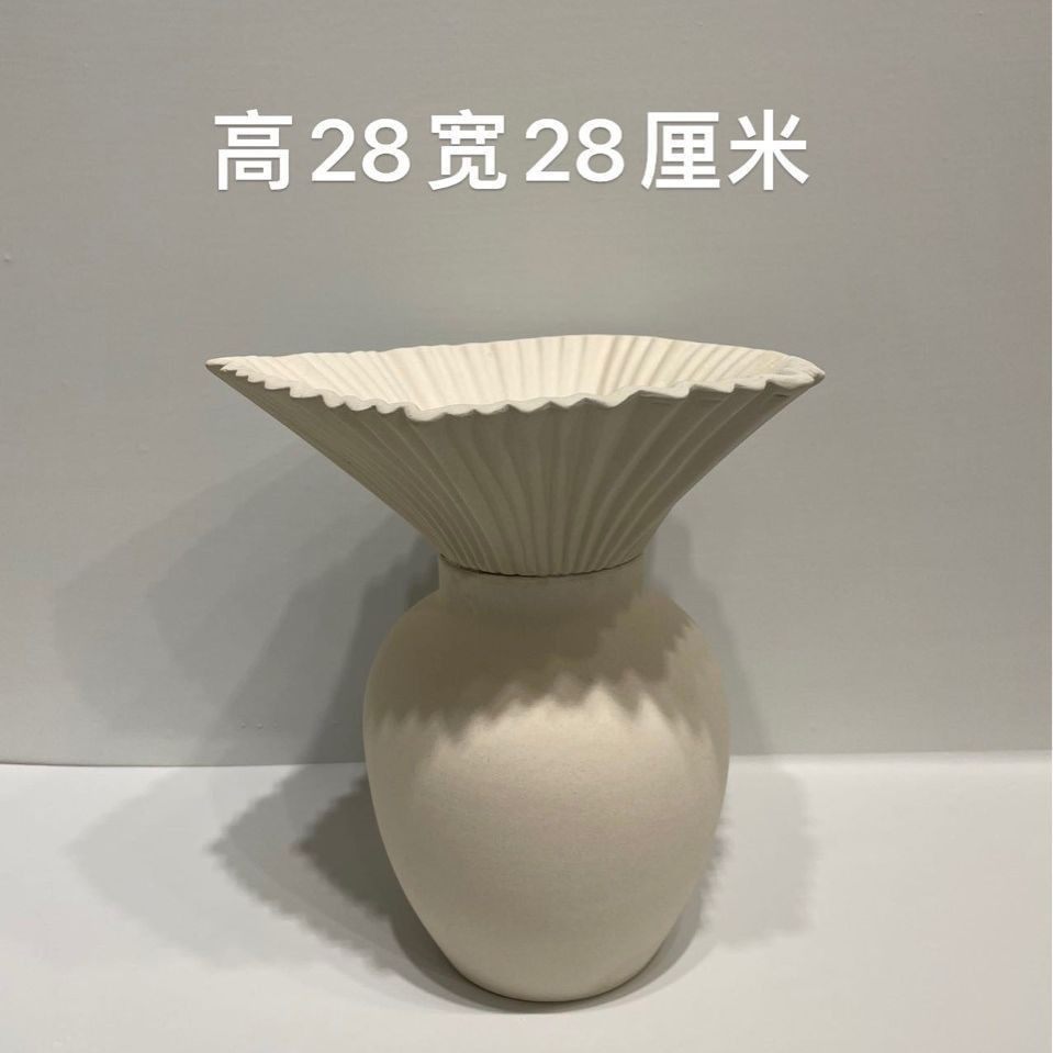 植物水培大肚条纹北欧欧式玻璃干花白色简约玻璃瓶陶瓷家居,家居饰品,装饰摆件,淘宝优惠券,粉丝福利购,淘宝优惠卷