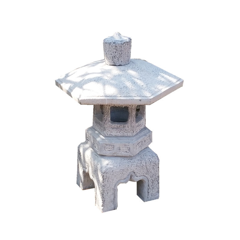 灯笼灯笼中式造景青石石仿古石头草坪灯照亮日式庭院石灯园林摆件