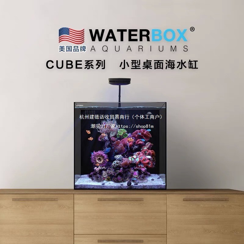 新款waterbox海水缸背过滤小型白家用滤海缸背桌面鱼缸其他