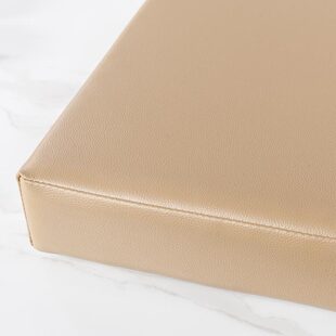 长条凳皮革卡座软包折角一体户外防水楼梯台阶l型靠背坐垫子