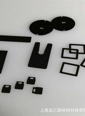 1mm黑色PC片1.5mmPC耐力板分切雕刻成型黑色不透明耐力板阻燃PC板