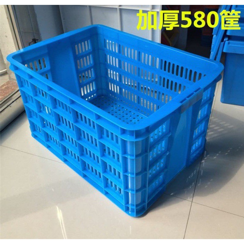 收纳快递长方形胶框框筐子塑料筐周转箱胶箱框子大号加厚工业匡大