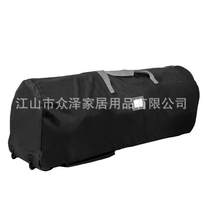 热卖圣诞树收纳袋带2个轮子牛津布收纳袋包拖轮圣诞树带