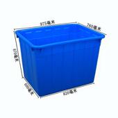 套叠套式 蓝色塑料水箱400l水箱 梯形方形塑料箱塑料容器 周转水箱