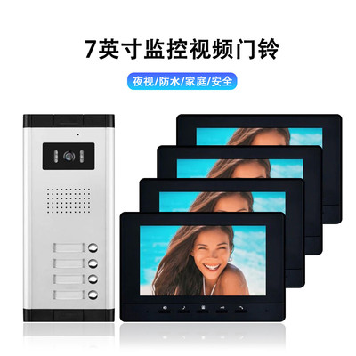anjielosmart公寓小区单元门楼宇对讲系统自由搭配室内机可视门铃