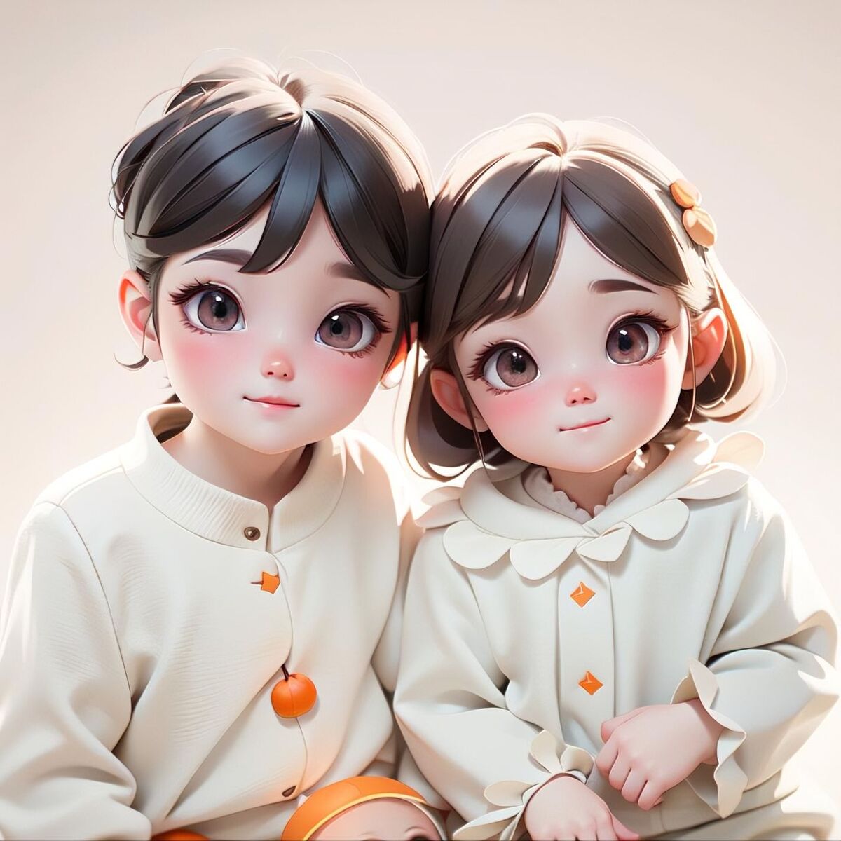 婚房龙凤胎助孕宝宝画年画宝宝送子图墙贴画报娃娃图片婴儿备孕的