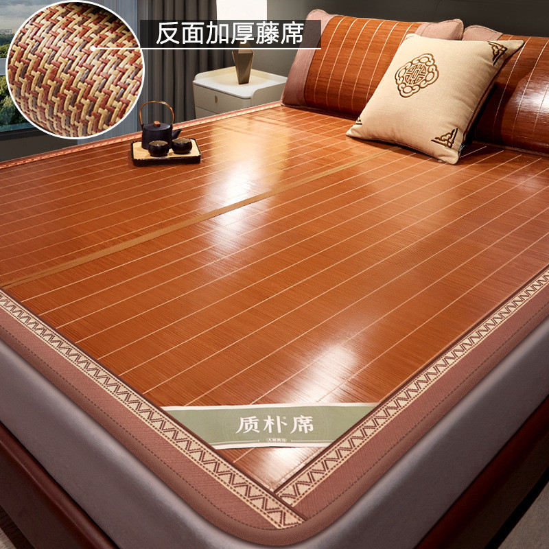 席师傅凉席竹席夏天2025新款夏季冰丝席草席天然席子冬夏双面两用图片