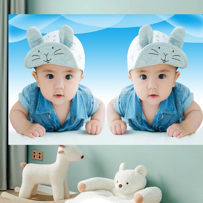 可爱漂亮男宝宝图片墙贴画婴儿孕妇怀孕胎教海报画报照片早教备孕