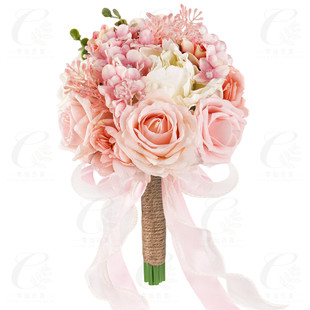 婚庆手捧花新娘高级感仿真花束高级感成品拍摄道具假花人造花束