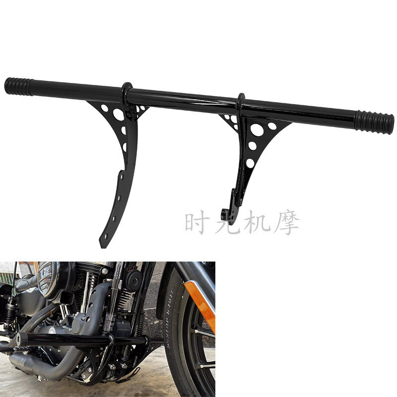 哈雷软尾街霸一字杠突破者路威st肥仔继承者ds竟技一字保险杠