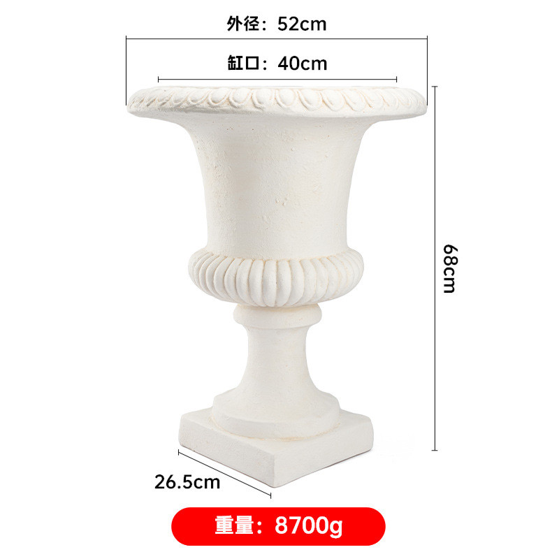 欧式复古罗马花盆户外种植花盆别墅酒店庭院花园露台门口园林装饰