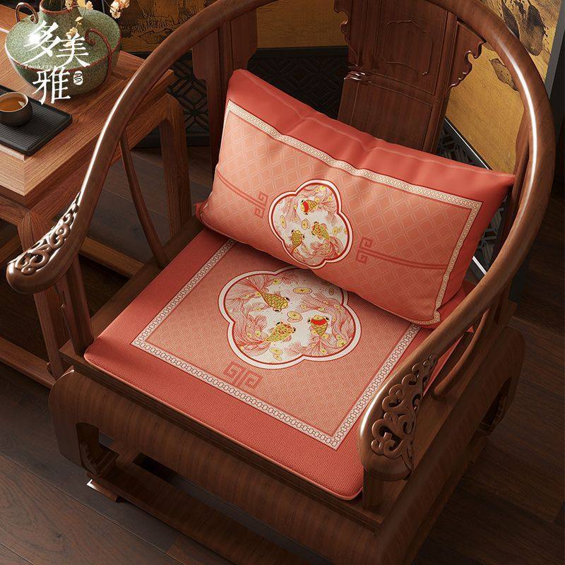 【游财】红木沙发茶椅垫坐垫太师椅圈椅加厚中式海绵坐垫靠枕抱枕,居家布艺,椅垫,淘宝优惠券,粉丝福利购,淘宝优惠卷