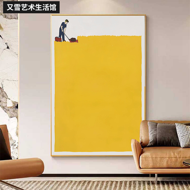 背景墙立体油画《丰收》寓意好的装饰画客厅现代简约玄关手绘挂画