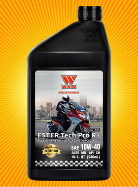 唯格 SCOOTER R+ 4T 10W-40踏板专用JASO MB小绵羊通勤摩托车机油