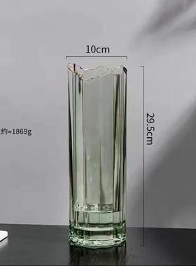 批发简约创意不规则 ins风家用花瓶装饰透明插花器工艺品桌面摆件